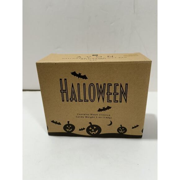 Halloween Lighted Felt Black Cat gift bag NO CANDY 2007 Avon - Picture 6 of 7